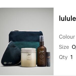 Lululemon x Saje The Rest Kit